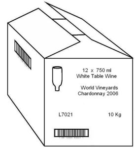 Inverted Carton Markings